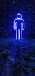 Identidicação Masculino em Led neon