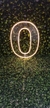 Numeros 0a 9 em Led Neon com base