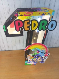 Imagen de MAXI NUMERO 3D CON VISOR Y LUZ LED