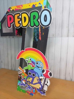 MAXI NUMERO 3D CON VISOR Y LUZ LED - comprar online