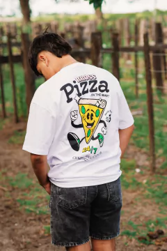Remera oversize PIZZA