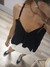 Top Moño VERBENA - Negro - comprar online