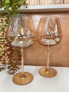 Copas cristal doradas