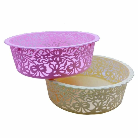 Canasto redondo calado n2