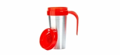 Vaso termico aluminio con tapa