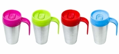 Vaso termico aluminio con tapa - comprar online