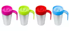 Vaso termico aluminio con tapa - comprar online