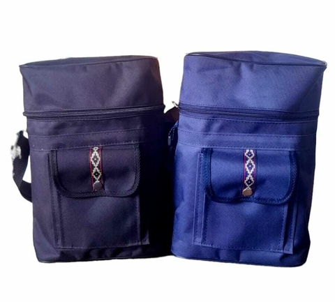 Porta termo de lona reforzado