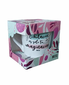 Taza frase en caja