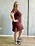 Vestido Feminino Tubinho Canelado Ribana com Fenda Lateral Plus size