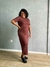Imagem do VESTIDO CANELADO RIBANA LONGO COM FENDA LATERAL