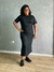 Imagem do VESTIDO CANELADO RIBANA LONGO COM FENDA LATERAL