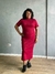 VESTIDO CANELADO RIBANA LONGO COM FENDA LATERAL - comprar online