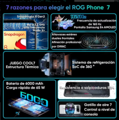Asus Rog Phone 7 Smartphone en internet