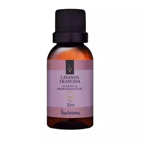 Essência Hidrossolúvel LAVANDA FRANCESA Linha Clássica Via Aroma - 30ml