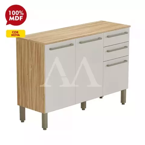 AT - 3067-3 BALCAO RONIPA 3P 2G CARMENERE