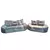 AT - 4032-3 CJ ESTOFADO AUSTRIA 2/3 LUGARES CINZA