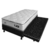 S - 33541065 - Cama Box Molas Solteiro Class Black com cama auxiliar - Design Colchões