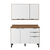 S-421101 - ARMARIO 3PTS C/ BALCAO FIRENZE - comprar online