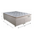 Imagem do S - 209513 - Conjunto Cama Box Queen Size Primore Casal 158cm, Espuma D45 - Bom Pastor
