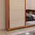 S - 209515 - Guarda Roupa Casal Anna Euro 100% MDF, com Espelho, 3 portas de correr, 4 gavetas | Bom Pastor - comprar online