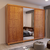 S - 209515 - Guarda Roupa Casal Anna Euro 100% MDF, com Espelho, 3 portas de correr, 4 gavetas | Bom Pastor