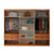 S - 209515 - Guarda Roupa Casal Anna Euro 100% MDF, com Espelho, 3 portas de correr, 4 gavetas | Bom Pastor - Lulu Colchões