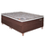 S - 209528 - Conjunto Cama Box Queen Size Itália 158cm, com Molas ensacadas - Bom Pastor