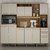 S - 425046 - Cozinha Petra com 11 Portas, 2 Gavetas com corrediças telescópicas - Valdemóveis