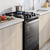 S - 075481 - Fogão 4 bocas Electrolux Preto FE4GP Efficient com Mesa de Vidro, PerfectCook e VaporBake - Bivolt
