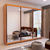 S - 209378 - Guarda Roupa Casal Raissa 3 Portas de correr, 100% MDF, 8 gavetas | Bom Pastor
