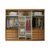 S - 209378 - Guarda Roupa Casal Raissa 3 Portas de correr, 100% MDF, 8 gavetas | Bom Pastor na internet