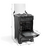 Imagem do S - 412110 - Fogão Mueller 4 bocas Preto Fosco Acendimento Manual MFI4BA