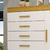 S - 043163 - Cômoda Alissa, com Sapateira, 5 gavetas, estrutura em 100% MDF - ACP - Lulu Colchões