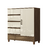 S - 076039 - Cômoda Fit 4 Gavetas , 1 Porta | Santos Andirá na internet