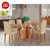 AT - 4434-8 CJ MESA 6C CIMOL MAITE S/VIDRO RETANGULAR 160X80