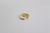 Argola G lisa fina banho de ouro 18k - D’Veras