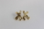 Brinco cruzado banho de ouro 18k - comprar online