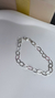 Pulseira Elo oval prata 925