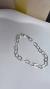 Pulseira Elo oval prata 925