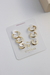 Trio argolas banho de ouro 18k - comprar online