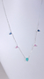 Colar gotas colors prata 925 - D’Veras