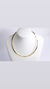 Colar Aro liso banho de ouro 18k