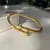 Bracelete prego Aço inoxidável Dourado