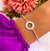 Bracelete circulo cravejado Prata 925 na internet