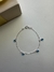 Pulseira 4 zirconias turmalina azul Prata 925 - loja online