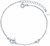 Pulseira Luar prata 925
