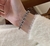 Pulseira luxo de dados zirconias colors prata 925 - comprar online