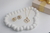 Conjunto trevo banho de ouro 18k - comprar online