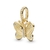 Berloque/ pingente borboleta banho de ouro 18k